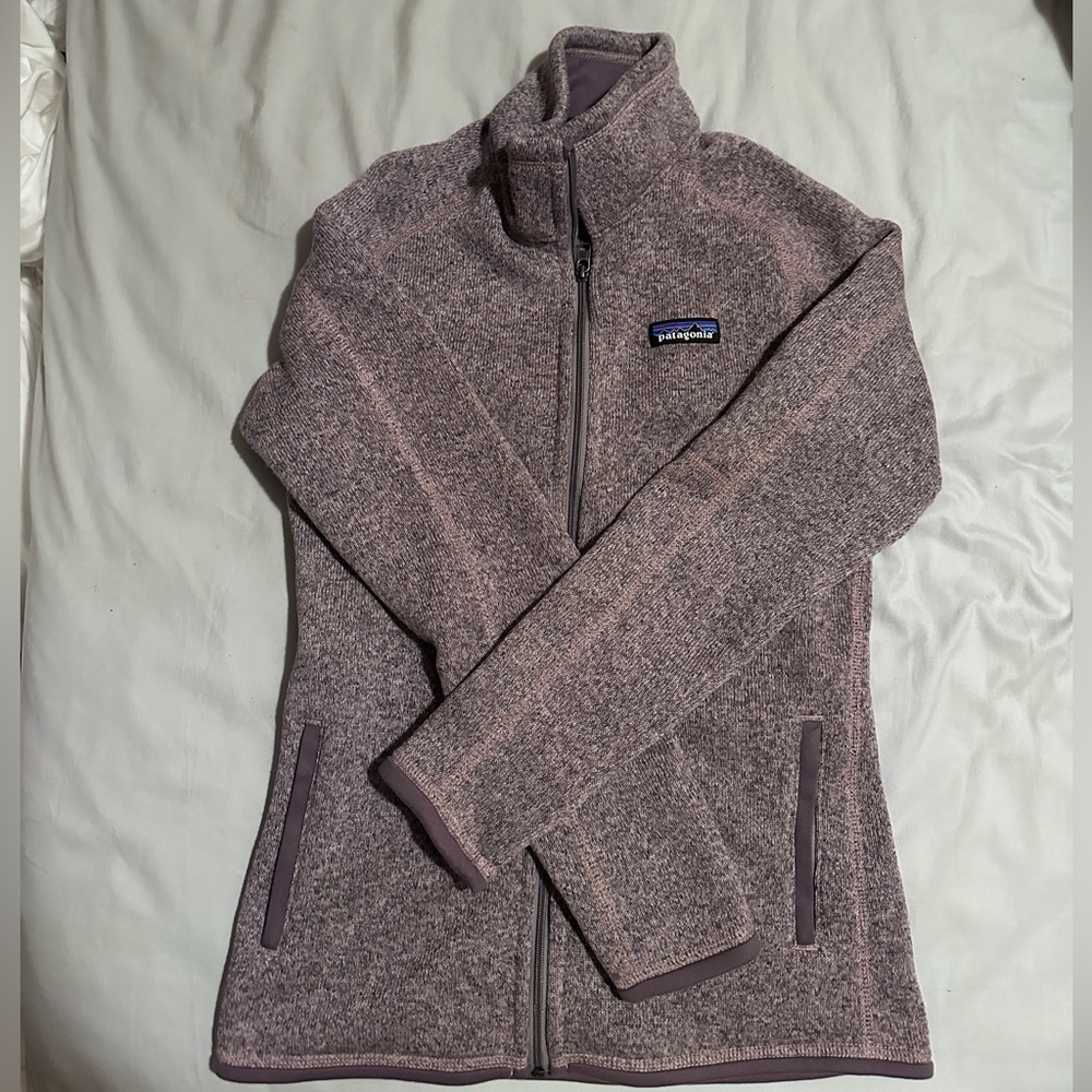 Patagonia Mauve Fleece Sweater